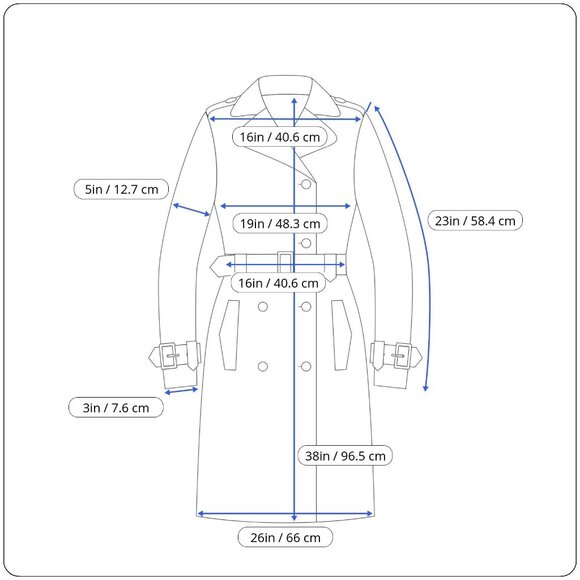 Jones New York Women's Gray Double Breasted Trench Coat Sz M - Picture 11 of 11